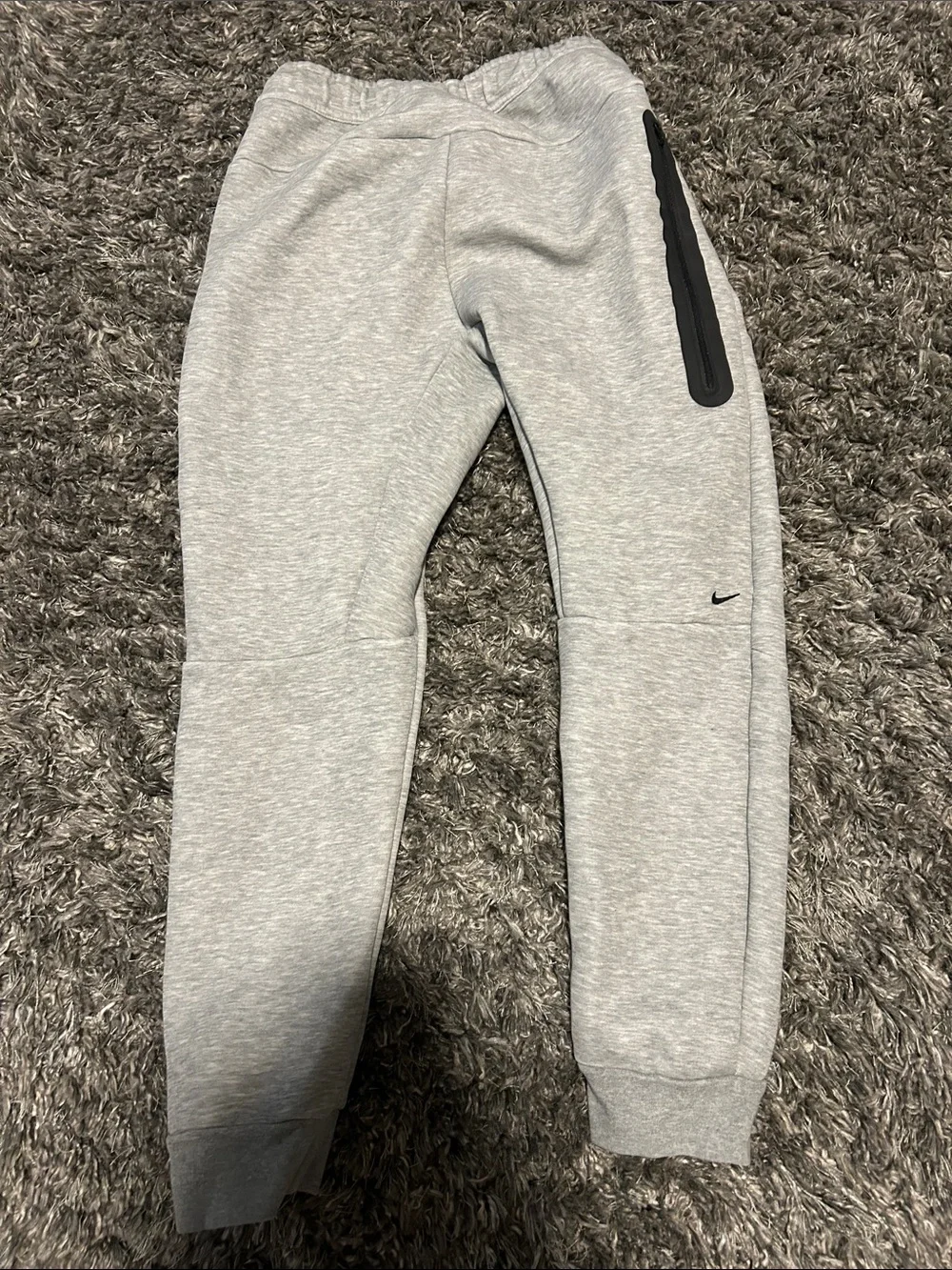 Nike Kids Light Gray Slim Fleece Joggers